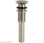 Danco Brushed Nickel Finish Umbrella Decorative Fits All Sink Drain 319933. Fixed Price $27.99.