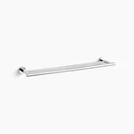 Kohler K-14391-CP Stillness 24" Double Towel Bar Bathroom Polished Chrome New!. Fixed Price $129.00.
