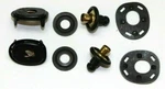 Lift Dot Brass Steel Set Socket Plate Stud Washer Lot Of 8 Pieces E9790. Fixed Price $11.69.