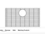 New Blanco 233532 #181 Stainless Steel Basin Rack For Vintera-ikon 30" Farmhouse. Fixed Price $98.27.