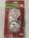 Ace Acrylic Small Clear Universal Handles W/ Adapters (2), #4300539. Fixed Price $15.80.