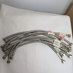 Qty 10 Proflo Stainless Steel Faucet Supply 1/2" X Ip 20" PF147424 #cy. Fixed Price $24.99.