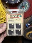 Ridgid 37930 1-1/4" Npt Right Hand Pipe Die Threader Chasers Set. Fixed Price $80.00.