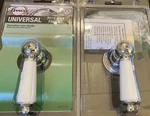 Danco 46010 Replacement Chrome Lever White Tip Faucet 2 Handles. Fixed Price $20.00.