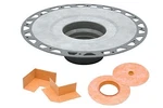 Clearance Schluter Kerdi-drain Flange Kit (KD2FLKPVC). Fixed Price $64.99.