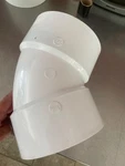 Pti 6" Pvc Sewer 45 Degree Elbow. Fixed Price $18.00.
