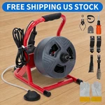 50FT X 5/16 Inch Drain Cleaner Machine, Electric Auger Sewer Snake. Fixed Price $114.64.