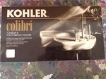 Kohler Colibri Single Tumbler And Toothbrush Holder K-10500-12 Jersey Cream. Fixed Price $39.99.