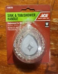 New Ace Hardware Moen Chateau Clear Sink Tub Shower Faucet Handle 4399796. Fixed Price $15.00.