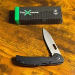 Tac Xtreme TX-180B Folding Knife 4.25 Closed Jim Frost Black Handle. Fixed Price $14.99.