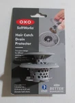 Oxo Good Grips Stainless Steel Hair Catch Drain Protector, Fits 1.5" - 1.8". Fixed Price $9.99.