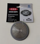 Oxo Good Grips Bathtub Sink Filtre Drain Protector Stainless Steel Hair Filter. Fixed Price $10.00.