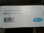 Zurn Aquaflush Gpf Valve 1.0. Fixed Price $55.00.