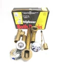 Nos! United Plumbing Triplever Bath Drain Polished Chrome Trim 1/2" #605RB. Fixed Price $84.99.