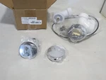 Westbrass Sch. 40 Pvc In. Cable Drive Bath Waste, Polished Chrome, D50P35-26. Fixed Price $59.95.