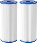 Fil-fresh Pleated High Flow Sediment Water Filter Micron 10"X4.5". Fixed Price $11.99.