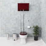 Dark Oak High Tank Pull Chain Toilets Elongated Bowl Renovators Supply. Fixed Price $1249.99.