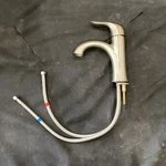 Grohe Agira Centerset Single Handle Bathroom Faucet Brushed Nickel 23402EN0. Fixed Price $47.99.