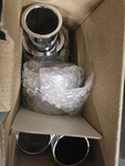 Lightly Used Monogram Brass MB139512 Chrome-plated Decorative Bottle Trap. Fixed Price $114.78.