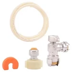 Sharkbite 1/2 In. Push-to-connect Toilet Supply Line Installation Kit 25088. Fixed Price $17.30.