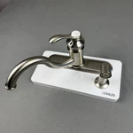 Kohler K-12172-CP Fairfax Kitchen Sink Faucet, Brushed Nickel Store Display Read. Fixed Price $109.66.