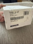 Kohler T7751-4-CP Triton Trim, Less Valve, Lever Handles, Polished Chrome. Fixed Price $115.00.