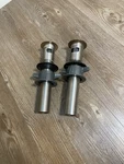 Masco Delta Push Pop-up Drains (2) Brushed Nickel Finish. Fixed Price $29.99.