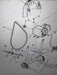 Ridgid 53398 Replacement Frame For K-400 Drum Machine-oem. Fixed Price $199.99.