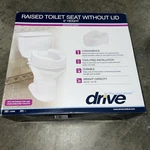 New Drive Raised Toilet With Lid 4 Inch Height Not For Elongated Seats. Fixed Price $35.00.