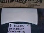 Kohler 83693 / 86041 Toilet Tank Lid Rosario Biscuit 1B. Fixed Price $79.00.