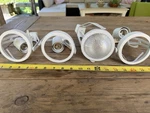 4- Rki 610543 Track Lighting Fixtures W/75 Watt 120V Lamp Spot Degree Beam.. Fixed Price $30.00.