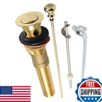 Kingston Brass KB2002 Pop-up Drain With Overflow, 22 Gauge, Polished. Fixed Price $126.23.
