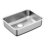 Moen 1800 Series 23" Undermount Single Basin Stainless Steel Sink GS18158B. Fixed Price $81.60.