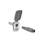 Outdoor Faucet Frost Free 2 Inch Stem Anti Siphon Valve Slate Gray 4-1 Aquor. Fixed Price $259.99.