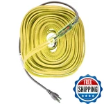 Wrap-on Pipe Heating Cable 60-FEET, 120 Volt, Built-in Thermostat, Low Wattage. Fixed Price $61.10.