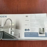 New Moen Edwyn 87028SRS Kitchen Faucet Pull Down W/soap Dispenser B173. Fixed Price $119.95.