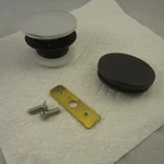 Westbrass Mushroom Tip Toe Tub Trim Set With Floating Faceplate Matte Black D3.. Fixed Price $29.24.
