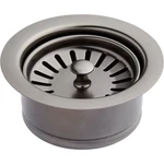 Signature Hardware 483694 4-1/2" Garbage Disposal Flange With Stopper, Gunmetal. Fixed Price $75.00.