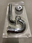 Signature Hardware SH362CP 1-1/4" P-trap With High Box Flange Chrome. Fixed Price $83.99.