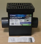 Nds 900BKITRTL Black Polyethylene 2-HOLES Square Catch Basin X W In.. Fixed Price $34.95.