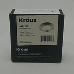 Nib Kraus MR-1CH Solid Brass Chrome Finish Mounting Ring (B1-C14). Fixed Price $22.99.