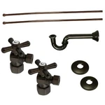 Kingston Brass Trimscape KPK105P Plumbing Supply Kits Combo, 1/2" Ips Inlet, 3/8. Fixed Price $238.13.