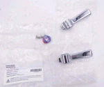 Chicago Faucets 184-PPNF Hot Cold Lever Handles Set 2 Chrome New. Fixed Price $25.00.