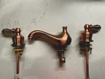 Fontaine Widespread Teapot Faucet - Copper Finish. Fixed Price $75.00.