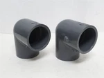 239936 New-no Box; Dura 806-025 LOT-2 Pvc Elbow; 90DEG; Sch: 80; 2-1/2"; Socket. Fixed Price $22.66.