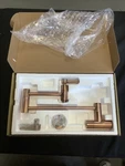 Signature Hardware Retractable Wall Mount Pot Filler. Satin Copper SH349712AC A2. Fixed Price $297.49.