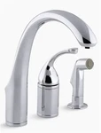 Kohler Forte Remote Valve Kitchen Faucet Lever Handle Polished Chrome K-10430-CP. Fixed Price $969.75.