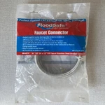 Faucet Connector Hose Universal 36" Watts Floodsafe Auto Shutoff Sealed New Stee. Fixed Price $14.99.