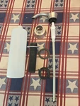 Delta Pilar Sink Mounted Soap Despenser Stainless RP50781SS Complete. Fixed Price $30.00.
