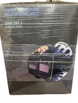 Vision Guardian Welding Helmet Red Flame (4-1/4" X 2-1/8" Panel Size). Fixed Price $49.99.